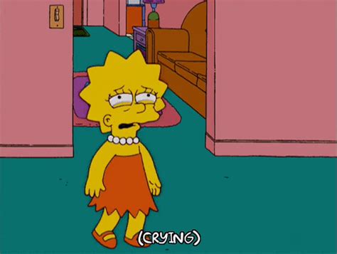 the simpsons lisa crying